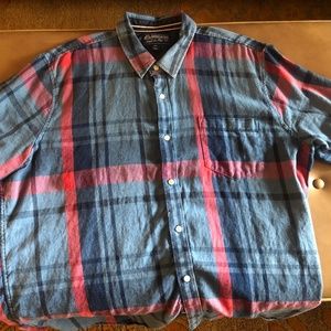 XXL Short Sleeve Plaid American Rag Shirt